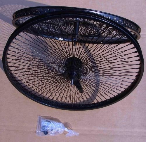 Classic Cycle Laufradsatz 26 schwarz 140 Speichen, VR und HR