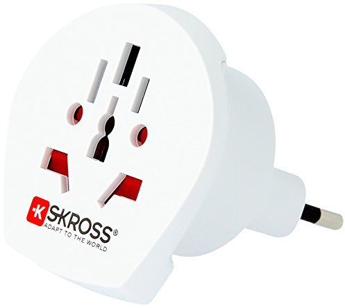 SKROSS® Country Adapter World to Italy: Reiseadapter für Reisen in Länder, die den italienischen Standard verwenden