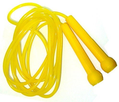 New 10 Ft Plastic Skipping Jump Rope Exercise & Fitness Training (Yellow)