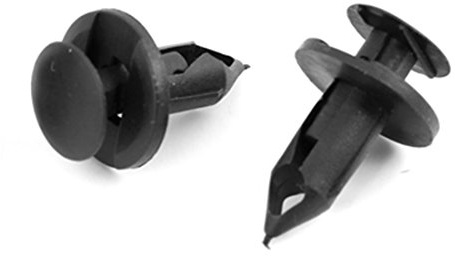 sourcing map 100 Pcs 8mm Plastic Rivets Retainer Bumper Clips for Truck Car