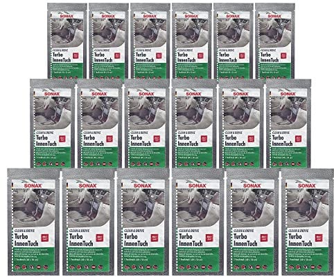 24x SONAX CLEAN&DRIVE TURBOINNENTUCH TURBO INNENTUCH REINIUNGSTUCH REINIUNG TUCH