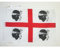 AZ FLAG - Drapeau Sardaigne nationaliste Sardisme - 45x30 cm - Pavillon Nationalisme Sarde 100% Polyester Avec Deux Cordelettes - 20g