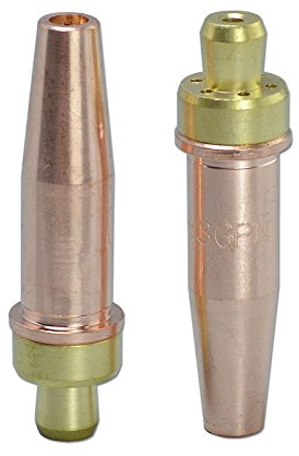 RIVERWELD Buses de découpe propane/gaz naturel 3-GPN taille 1 & 3-GPN-1 pour chalumeau oxycombustible style Victor - En cuivre - Lot de 2