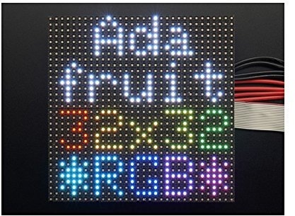 Adafruit 32x32 RGB LED Matrix Panel - 4mm Raster