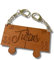 Personalised Twins - Year Wooden Set Puzzle/Jigsaw/Keychain/Keyring Gift