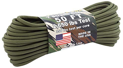 Atwood Rope BattleCord 5,6 mm - 15 m, Oliv