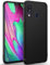 BENNALD Hülle für Samsung Galaxy A40, Extrem Dünn Handyhülle Weiche TPU Stoßfest Kratzfest Schutzhülle Case, Matt Schwarz