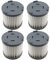 4 Stück 4055453288 Filter für POP5-18IW, POP5-21TG schnurlose Handstaubsauger 900277398, 900277400