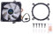 Ocobudbxw Radiateur d'ordinateur Refroidisseur de processeur Silencieux LGA/2011/115X/775 radiateur de Refroidissement PC 3 Broches 2 Tubes de cuivre LED