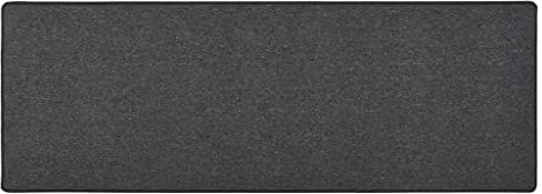 vidaXL Teppichläufer Teppich Läufer Flurteppich Küchenläufer Küchenmatte Wohnzimmerteppich Küche Flur Schlafzimmer Anthrazit 80x250cm Nadelvlies