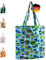 Bunte Köpfe - Kinder Spielzeugtasche für unterwegs, Umhängetasche, Beutel - Made in Germany - Zoo