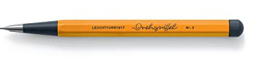 LEUCHTTURM1917 366191 Drehgriffel Nr. 2, Bleistift mit Drehmechanik, Aluminium, Stahl, designprämiert, Rising Sun - Bleistift