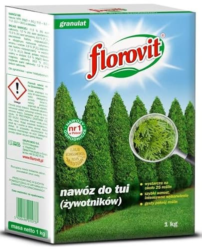 Dünger Thuja und Zypressen Tannendünger Thujadünger Koniferendünger NPK 1kg
