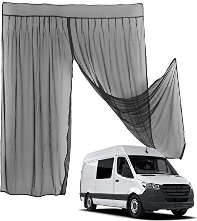 mucol Sliding Door Van Bug Screen for Sprinter Camper and Other Campervans