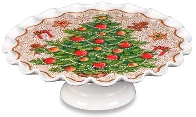 Henriette ALZATA TORTA ø35CM in porcellana