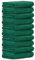 Luckytowel 10er Set Duschtücher 70x140 cm 100% Baumwolle, 600g/m² Oeko-Tex Duschtuch-Set 10er Pack Grün