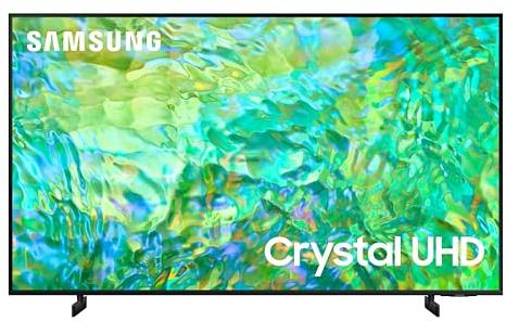 Samsung TV UE43CU8070UXZT Crystal UHD 4K, Smart TV 43 Processore Crystal 4K, HDR, Adaptive Sound, AirSlim Design, Integrato con Bixby e Alexa, Compatibile con Google Assistant, Black 2023