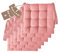 Il Tuo Artigiano Design Set mit 4 oder 6 Sitzkissen für Küchenstühle, hergestellt in Italien, Set mit 6 Stück, 40 x 40 cm, Dicke 6 cm – Polsterungen aus Schaumstoff und weichem Acryl (6, Puderrosa)