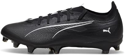 Puma Unisex Adults Ultra 5 Match FG/AG Soccer Shoe, Puma Black-Puma White, 46.5 EU