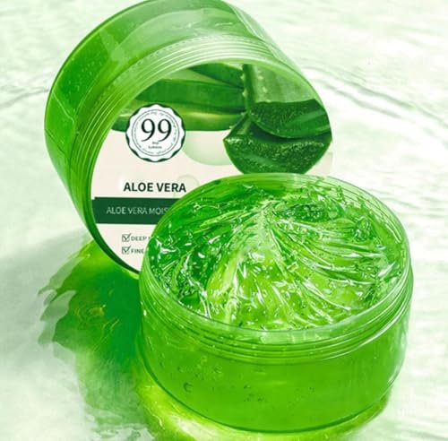 Gel d'aloe vera 99% crème hydratante pour le visage, les cheveux et le corps 300ml