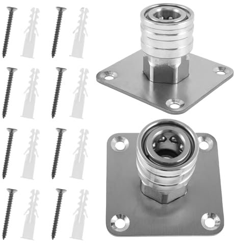 RHAIQBVC 2Pcs Pressure Washer Foam Cannon Holder,1/4inch Quick Connect Foam Cannon Bracket,Wall Mounted Pressure Washer Nozzle Tip Holder, Multifuncation Pressure Washer Accessories Storage Rack