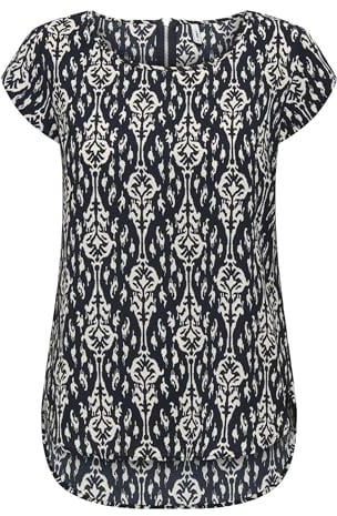ONLY Damen Onlmoster Stripe O-Neck Top JRS Noos S/S Tops, Total Eclipse,36