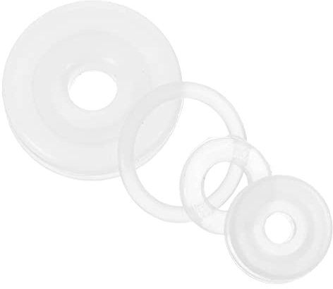 SHOWERORO 4pcs Electric Pressure Cooker Accessories Silicone Pot Gaskets and Valves Circles for Pressure Cooker Lid Replacements Kitchen Supplies