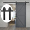 INMOZATA 6FT/183cm Carbon Steel Barn Door Kit with Heavy Duty Sliding Door Track