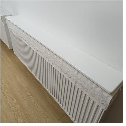 ILJHGBFDGS Narrow Over Radiator Shelf Heavy Duty Wooden, Home Commercial Radiator Shelf Support Brackets, For Bedroom Office Garage Bars, 80cm-180cm Custom Length