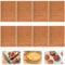 8 Sheets Oven Tray Liners, Silicone Baking Sheets, Reusable Baking Mats Non Stick for Baking Tray Liner for Bread, Biscuits, Meat (30 * 40cm)