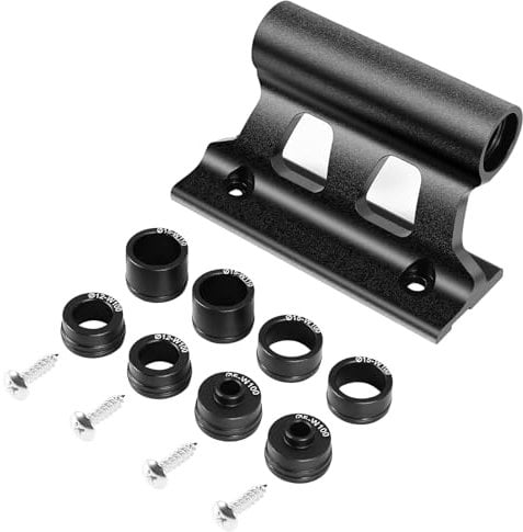 Surluoen Supporto per Forcella per Bicicletta Supporto per Forcella Un Sgancio Rapido Supporto per Bicicletta con Clip Fissa Portapacchi con Perno Passante Nero
