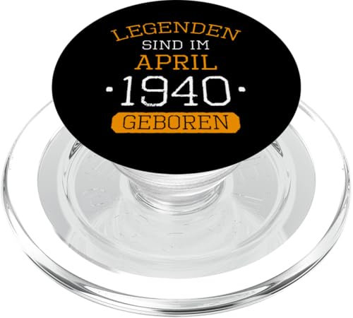 Legenden Sind Im April 1940 Geboren Geburtstag Jahrgang PopSockets PopGrip für MagSafe
