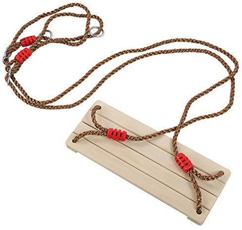 Sedia in legno per adulti e altalena da giardino per interni, robusta sedia in legno con corda spessa, sedia per la casa, bar, altro, portata 150 kg