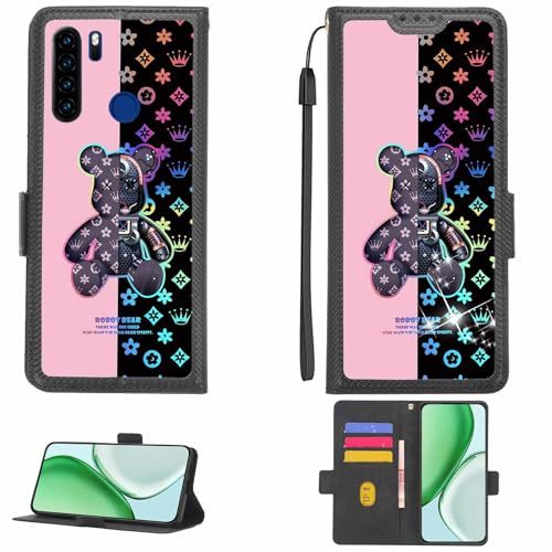 Kinetijy hülle Kompatibel Für Blackview A80 PRO Hülle Case Handyhülle Schutzhülle [Mit 9H Härte HD Schutzfolie][RFID-Blockierung][Brechungseffekt] LPT-JXX