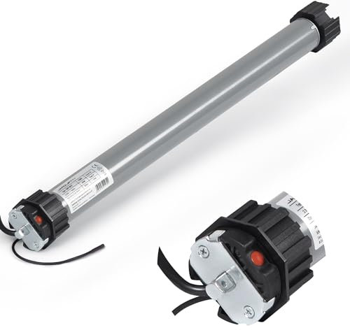 jarolift Elektronischer TDEF 30/13 Funk Rollladenmotor Funk-Rohrmotor, SW60, Zugkraft 62 kg, Komplettset, Blockiererkennung, Überlastungsschutz