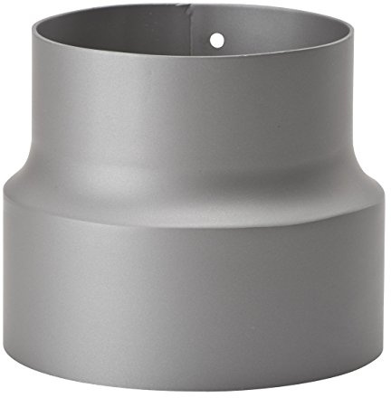 Reduzierung 150mm - 130mm Ofenrohr Rauchrohr grau Rauchrohr 2 Stück