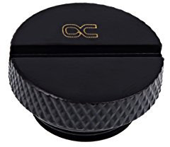 Alphacool Eiszapfen Verschlussschraube G1/4 - schwarz (Deep Black)