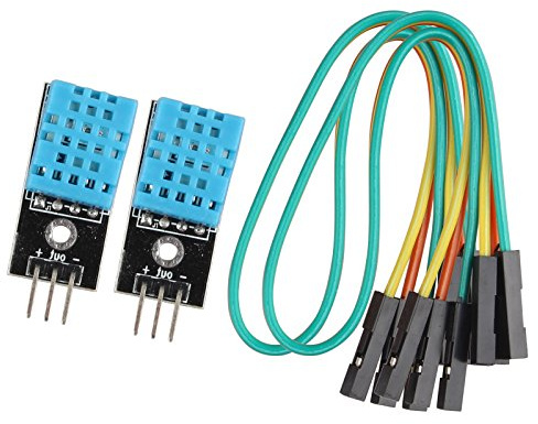 HALJIA 2 Stück Sensor-Modul für Temperatur und Luftfeuchtigkeit Kompatibel mit Arduino