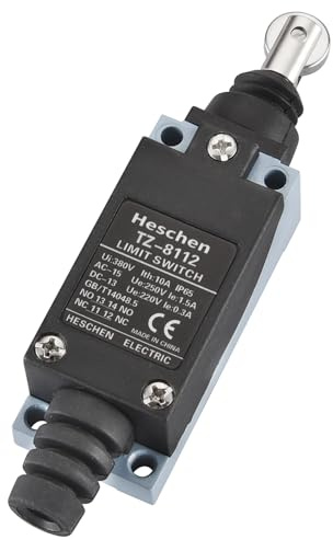 Heschen Limit switch TZ-8112 Parallel Roller Plunger Enclosed NO + NC Momentary 380 VAC 10A