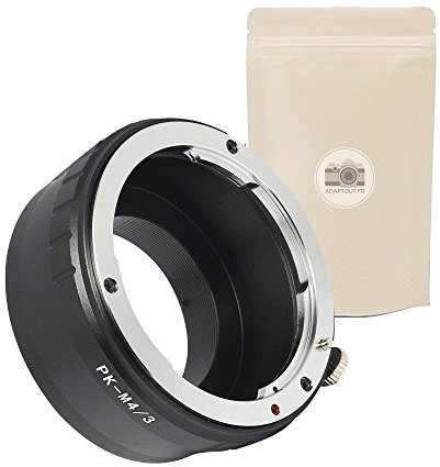 PK M4/3 Bague D'ADAPTATION Objectif PENTAX K vers BOITIER M4/3 Micro 4:3 Adaptateur 100% Métal Mise AU Point A L’Infini Conservée