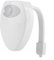 Toilet Night Light, Rechargeable Toilet LED Motion Induction Bathroom Night Light Sensor 8-Color Changing Light with USB Cable Great for Potty Training