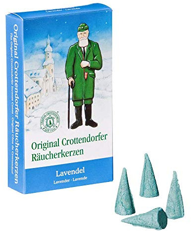 Nature Parts Crottendorfer Räucherkerzen, Räucherduft Lavendel (24 Stück/Pkg.)