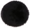 F Fityle Coussin De Siège Rond Moelleux en Fausse Fourrure, Tapis en Peau De Mouton Shaggy, Accessoires De Photo - Noir 33cm