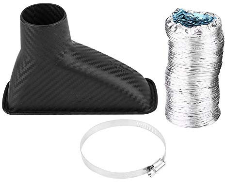 Minyinla, toma de aire Universal para coche, Turbo, parachoques delantero modificado, entrada de aire, turbina Turbo, tubo de entrada, Kit de embudo cuadrado