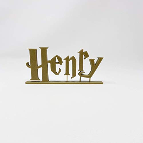 HP Style Name Plate, Personalised Gift, HP StyleGift, HP Style Decor, Teacher Plate, Custom Desk Plate, Name Plaque, Custom Name Plate