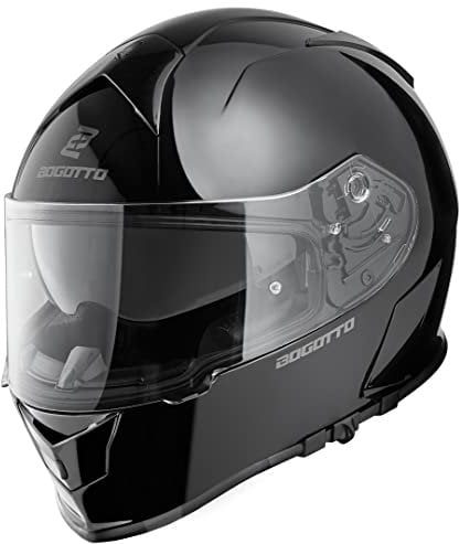 Bogotto V126 Solid Helm, schwarz, XL