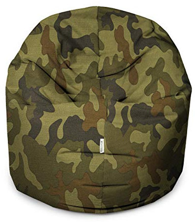 Royal Schneider 2 Varianten in 1 Sitzsack Sitzkissen Bean Bag Gamer Kissen Sessel NEU, Tarnfarbe - 300-96, 145cm Durchmesser (420 Liter)