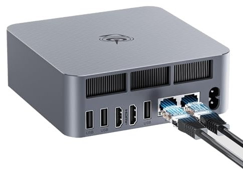 Beelink EQi12 Mini PC, Intel Core i3 1220P (10C/12T, up to 4,4GHz), 32GB DDR4 RAM 1TB M.2 PCIe4.0 SSD, Mini Computer Windows 11 Pro, Support 4K Dual Display/WiFi 6/BT5.2/Dual Gigabit LAN/USB3