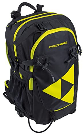 Fischer BACKPACK TRANSALP 35L Nordicrucksack Tourenskirucksack Skirucksack, Black-yellow