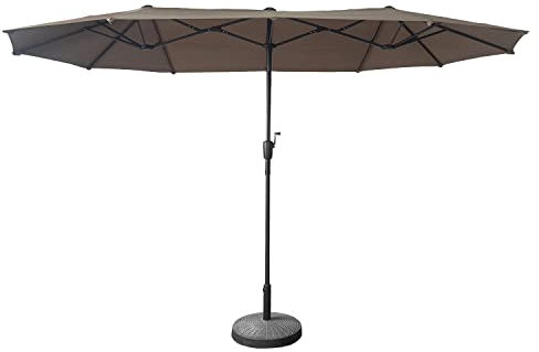 Happy Garden Ombrello doppio 2x4m LINAI taupe
